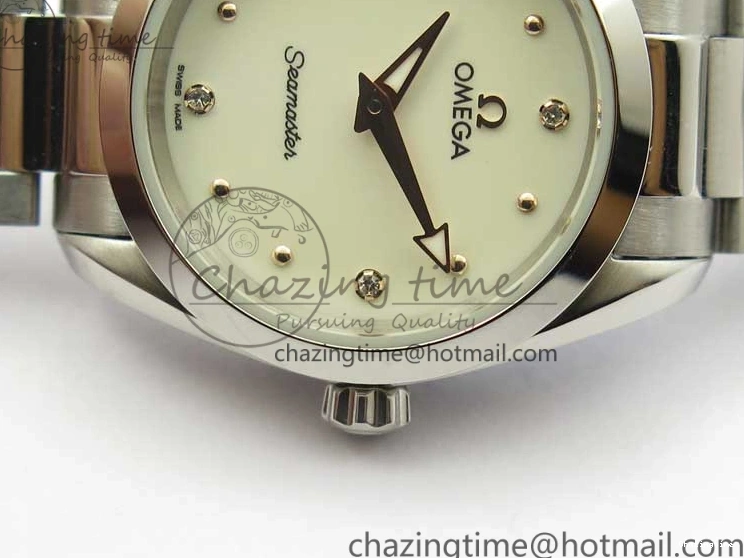 0516 Aqua Terra Seamaster ZF 1:1 Best Edition White Dial on SS Bracelet Gen Lightweight 7903